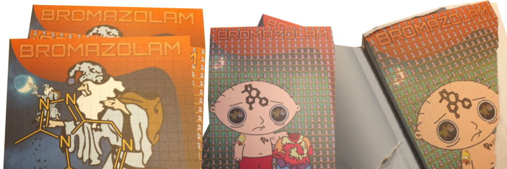 Bromazolam Blotters Banner